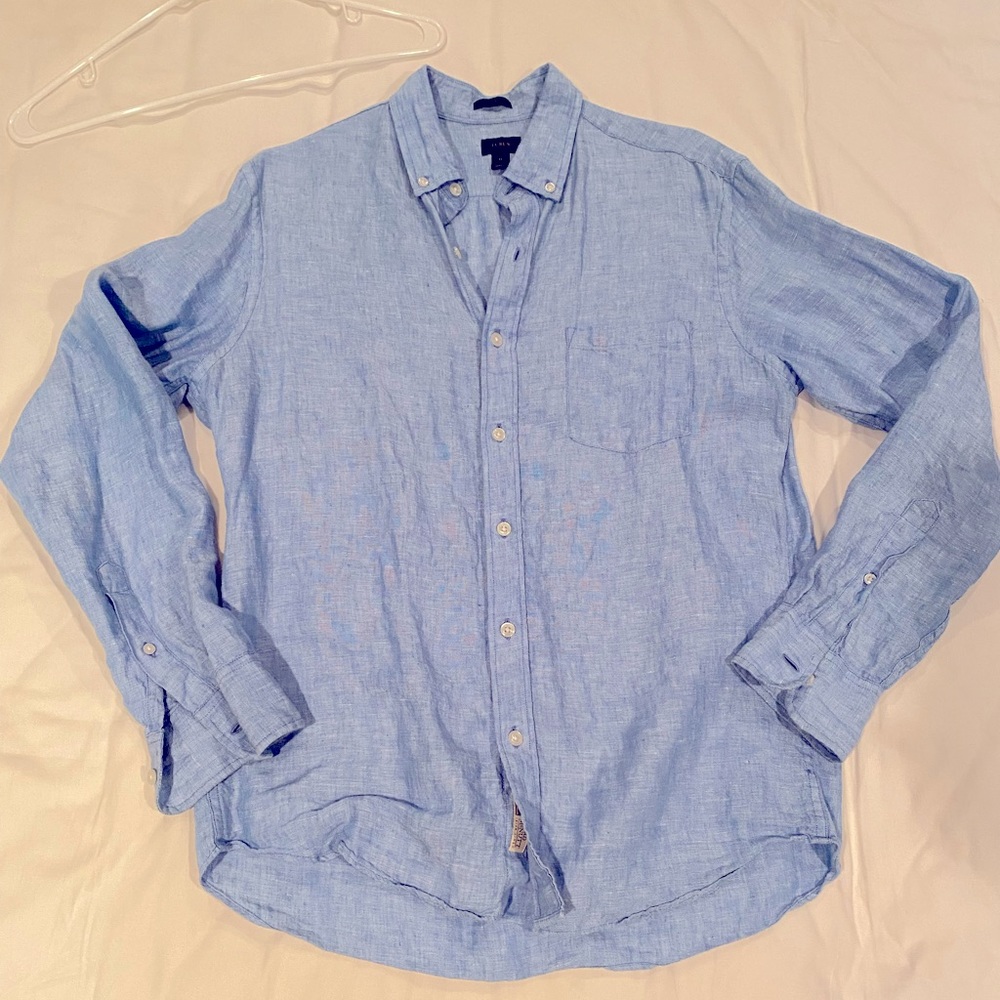 J Crew Men’s Slim fit button down shirt